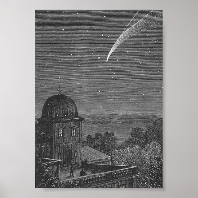 Ein Comet von Jules Verne Poster (Vorne)