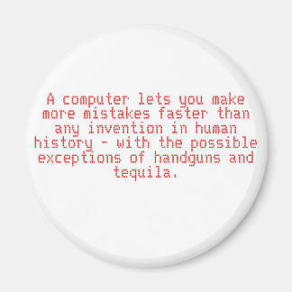 Ein Computer lasse Ihnen, mehr Fehler schneller zu Magnet