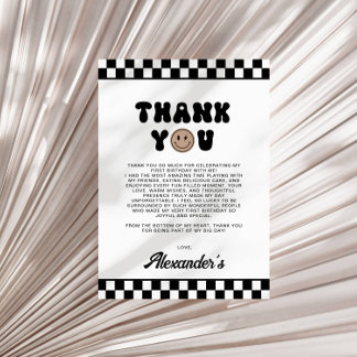 Ein Cooler Typ Erster Geburtstag Dankeschön Karte