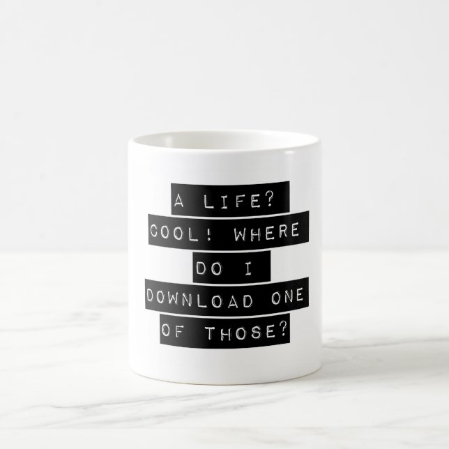 Ein Cooles Leben Kaffeetasse (Mittel)