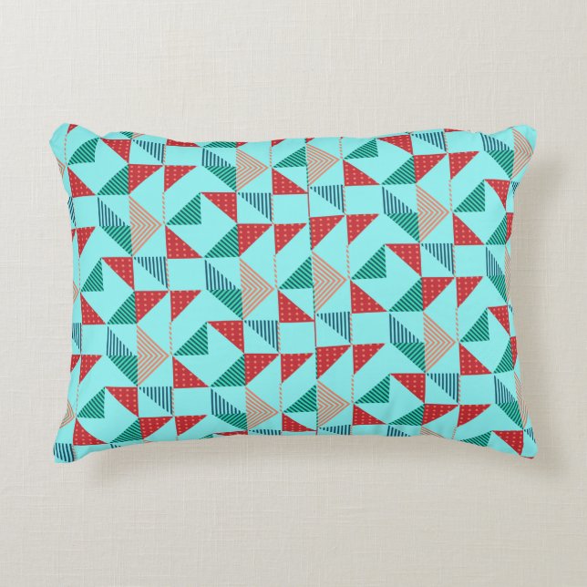 Ein cooles Retro-Muster-Design Dekokissen (Vorderseite)