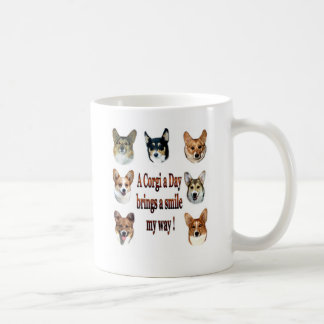 Ein Corgi ein Tag holt ein Lächeln 7 Tasse