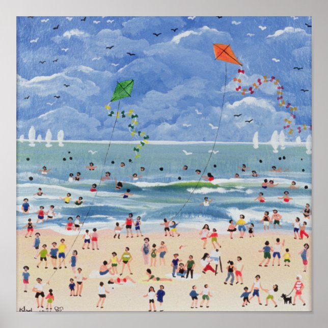Ein Cornish Beach Poster (Vorne)