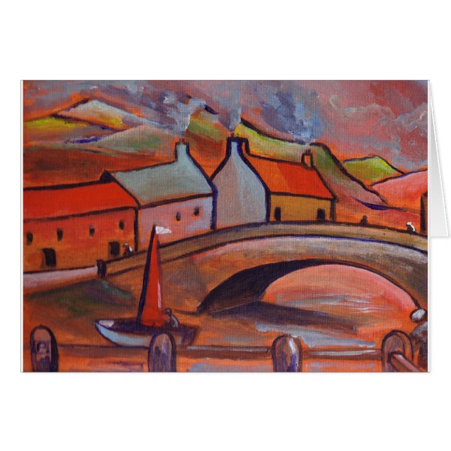 EIN CORNWALL-DORF (Vorderseite (Horizontal))