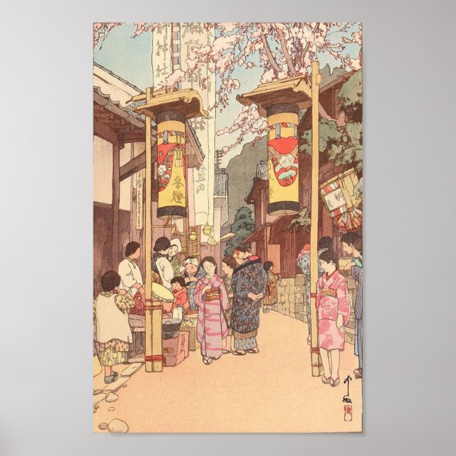 Ein Country Festival in Kono Hiroshi Yoshida Poster (Vorne)