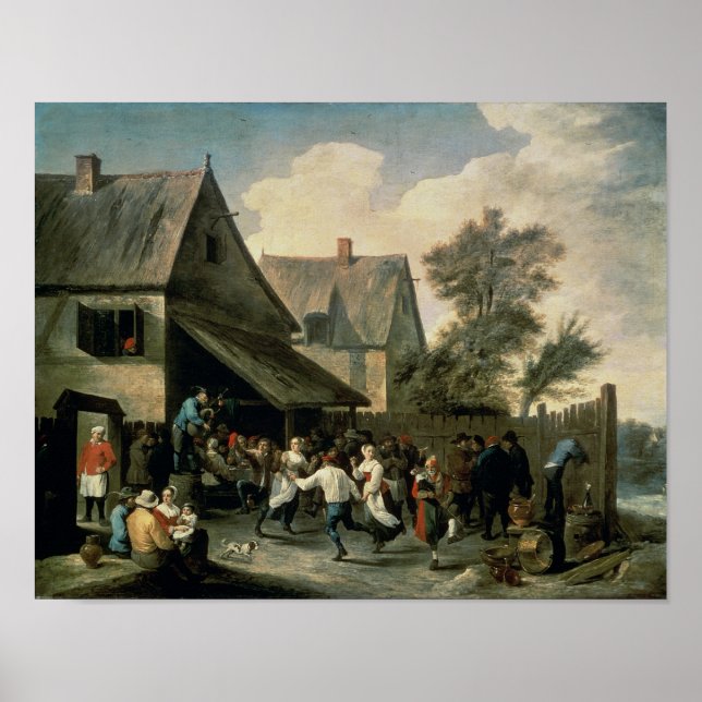 Ein Country-Tanz Poster (Vorne)