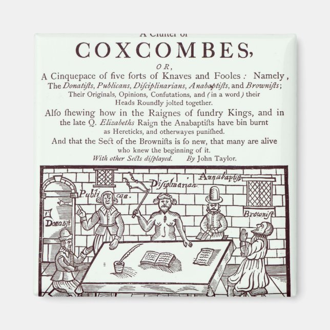 Ein Coxcombes-Cluster von John Taylor Magnet (Vorne)