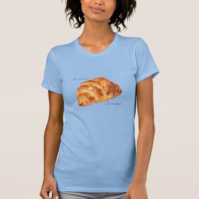 Ein Croissant T-Shirt (Vorderseite)