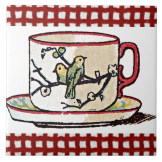 Ein Cuppa Fliese