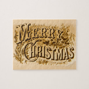 Ein Currier und ich frohe Weihnachten Puzzle