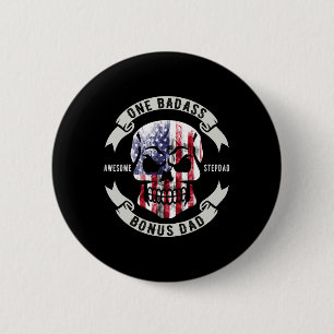 Ein D Bonus Stiefvater Geburtstag Stiefvater Vater Button