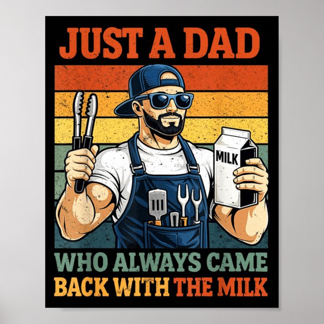 Ein Dad, der mit The Milk Grill Dad BBQ zurückkam Poster (Vorne)
