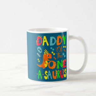Ein Daddy Saurus 1. Geburtstag Dinosaurier Kaffeetasse