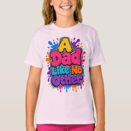 Ein DadWieKeinAndererBunte Graffiti Vatertag T-Shirt
