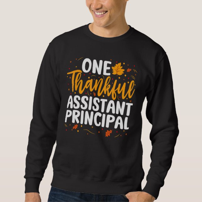 Ein dankbarer Assistent, Hauptredner Fall Erntedan Sweatshirt (Vorderseite)