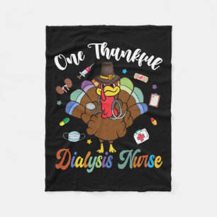 Ein dankbarer Dialyse Nurse Türkei glücklich Thank Fleecedecke