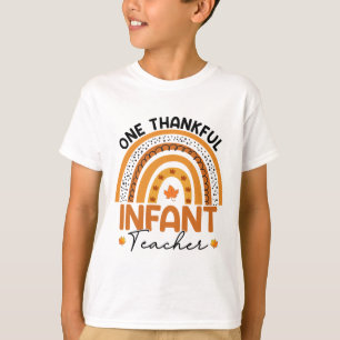 Ein dankbarer Kleinkind-Lehrer Herbst Regenbogen D T-Shirt