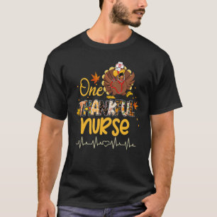 Ein dankbarer Krankenpfleger Truthahn Stethoskop T-Shirt