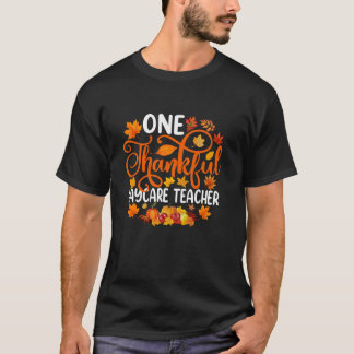 Ein dankbarer Lehrer für Tagesbetreuung Der sonnig T-Shirt