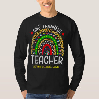 Ein dankbarer Lehrer Hispanic Heritage Monat Zähle T-Shirt