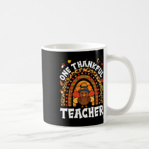 Ein dankbarer Lehrer Türkei Erntedank Rainbow F Kaffeetasse