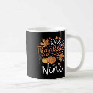 Ein dankbarer Nini Frohes Erntedankfest Kürbis Kaffeetasse