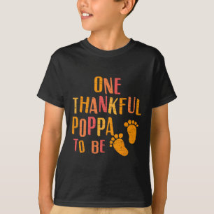 Ein dankbarer Papa wird Schwangerschaftsankündigun T-Shirt