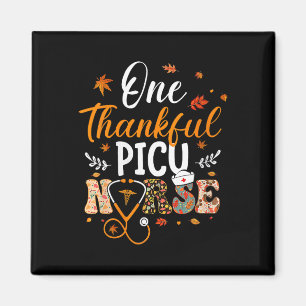 Ein dankbarer Picu Nurse Funny Erntedank Day Nur Magnet