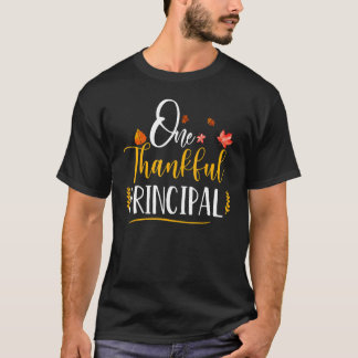 Ein dankbarer Schulleiter Herbst Thanksgiving Pr T-Shirt