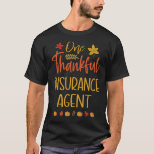 Ein dankbarer Versicherungsvertreter Thanksgiving T-Shirt