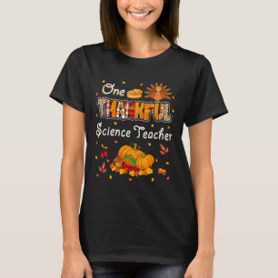 Ein dankbarer Wissenschaftslehrer Herbstlaub Herbs T-Shirt