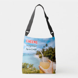 Ein dankbares Leben auf Erden Tragetaschen Mit Langen Trägern