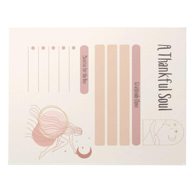 Ein dankbares Soul-Notepad Notizblock (Vorderseite)