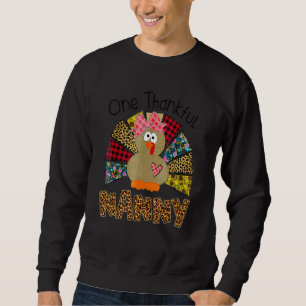 Ein dankenswerter Gruscha Türkei Familie Leopart T Sweatshirt
