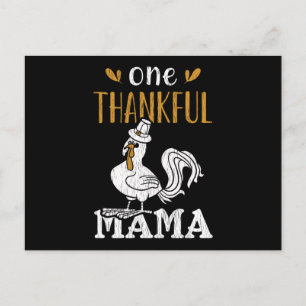 Ein dankenswerter Mama Turkey Erntedank Nana Grand Postkarte