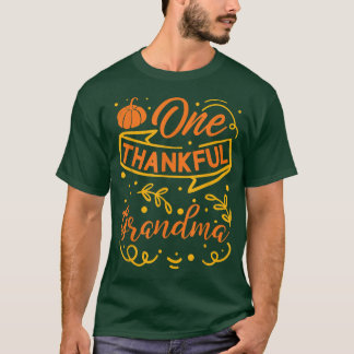 Ein dankenswerter Oma Pumpkin Herbst Verlasse als T-Shirt