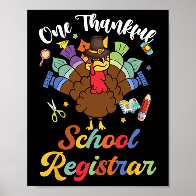 Ein dankenswerter Schulkanzler Türkei glücklich Th Poster (Vorne)