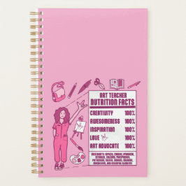 Ein Dankeschön an Kunstlehrer - Perfektes Geschenk Planer