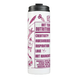 Ein Dankeschön an Kunstlehrer - Perfektes Geschenk Thermosbecher