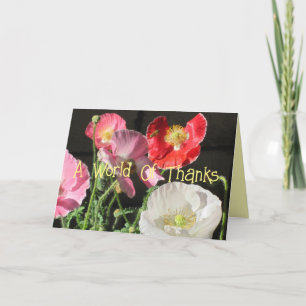 Ein Dankeswort Dankeskarte