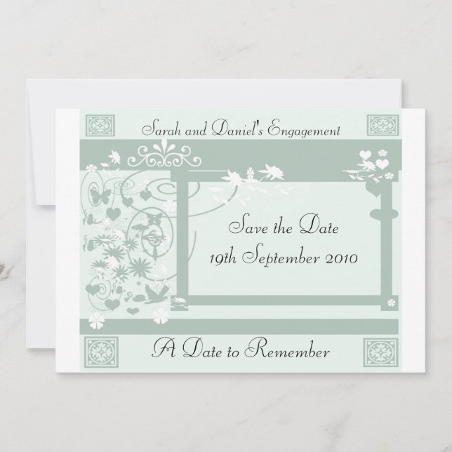 Ein Datum zur Erinnerung Save The Date (Vorderseite)