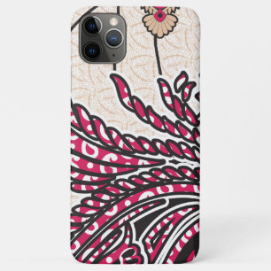 Ein dekoratives Paisley-Design mit lebhaftem Rot u Case-Mate iPhone Hülle