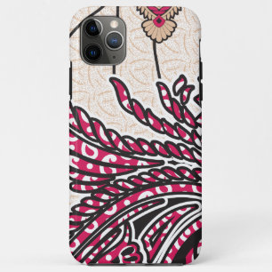 Ein dekoratives Paisley-Design mit lebhaftem Rot u Case-Mate iPhone Hülle