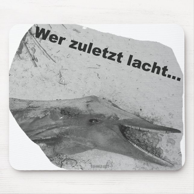 Ein Delphin lacht.. - Mousepad (Vorne)