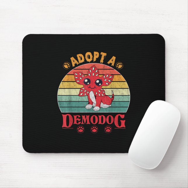 Ein Demodog-Lieblingsgeschenk für Männer adoptiert Mousepad (Mit Mouse)