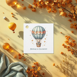 Ein Derful Hot Air Ballon Geschenkanhänger