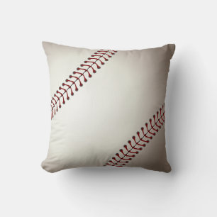 Ein Design eines Baseballs oder Softballs Kissen