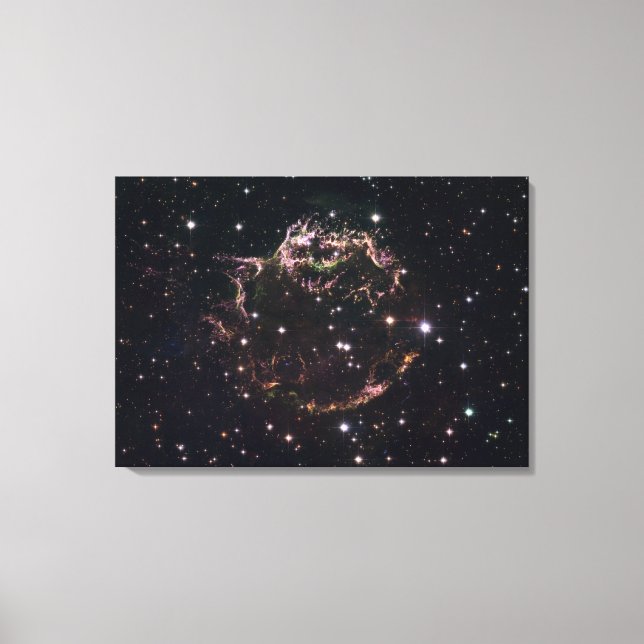 Ein detaillierter Blick auf die geschlagenen Überr Leinwanddruck (Vorderseite)