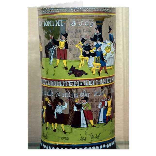 Ein Deutscher emailliertes Humpen (Vorne)