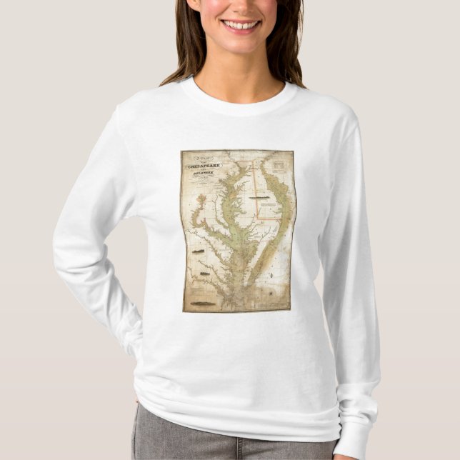 Ein Diagramm des Chesapeakes und der T-Shirt (Vorderseite)